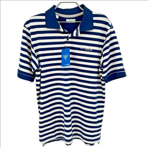 Columbia PFG Men's Super Bone Fish Pique Polo in Navy Blue Xl New Collared